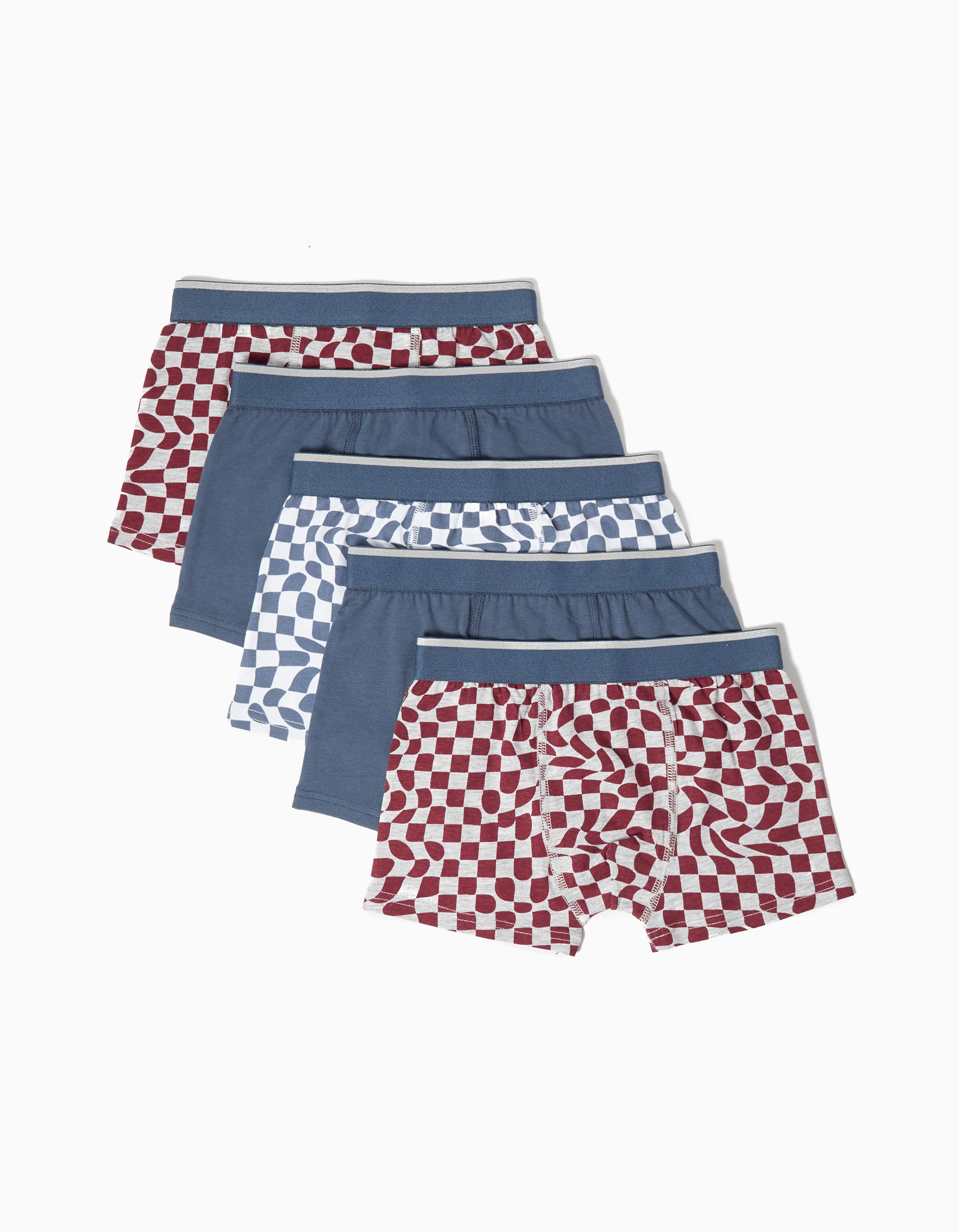 Pack 5 Boxers, Menino, Azul
