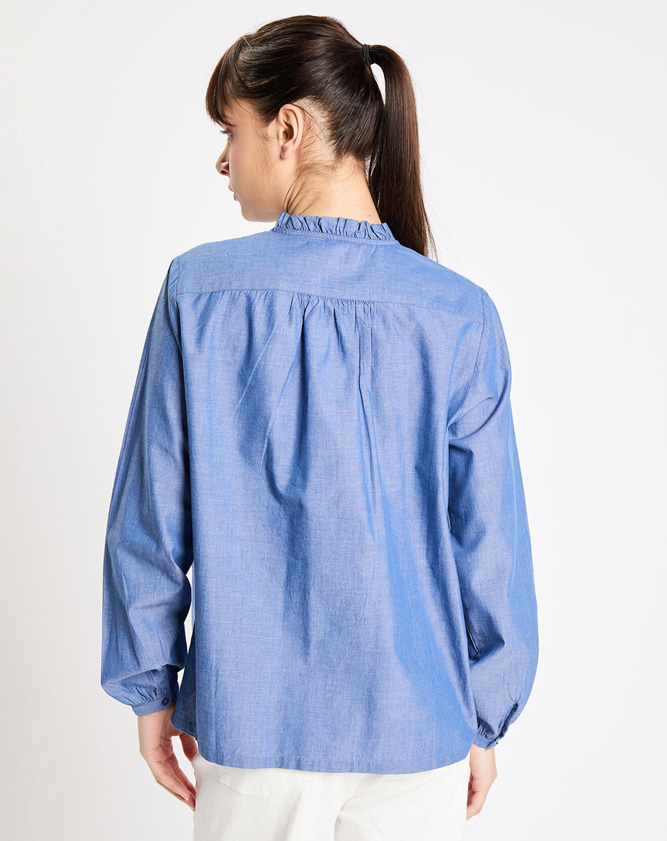Jodhpur Top Rill chambray bleu