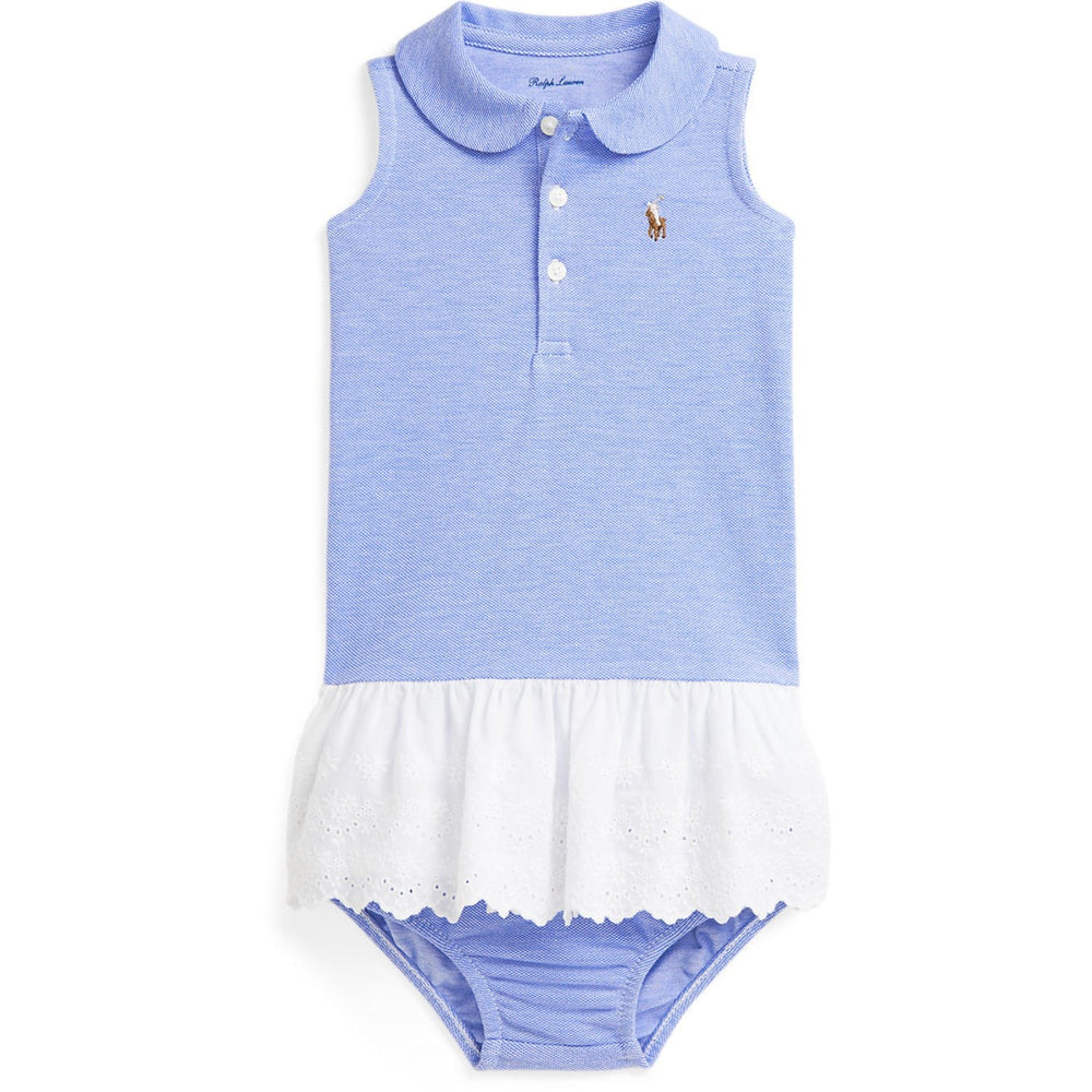 Køb Ralph Lauren Baby Harbor Island Blue Multi Day Kjole
