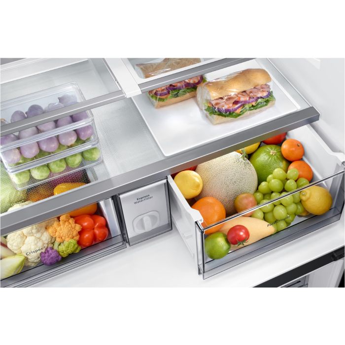 Samsung Side-by-Side RF65A967EB1/EG Black Steel - Festwasseranschluss