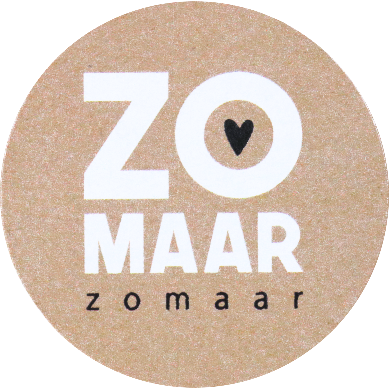 Etiket, Cadeauetiket, papier, Zomaar, ∅35mm,