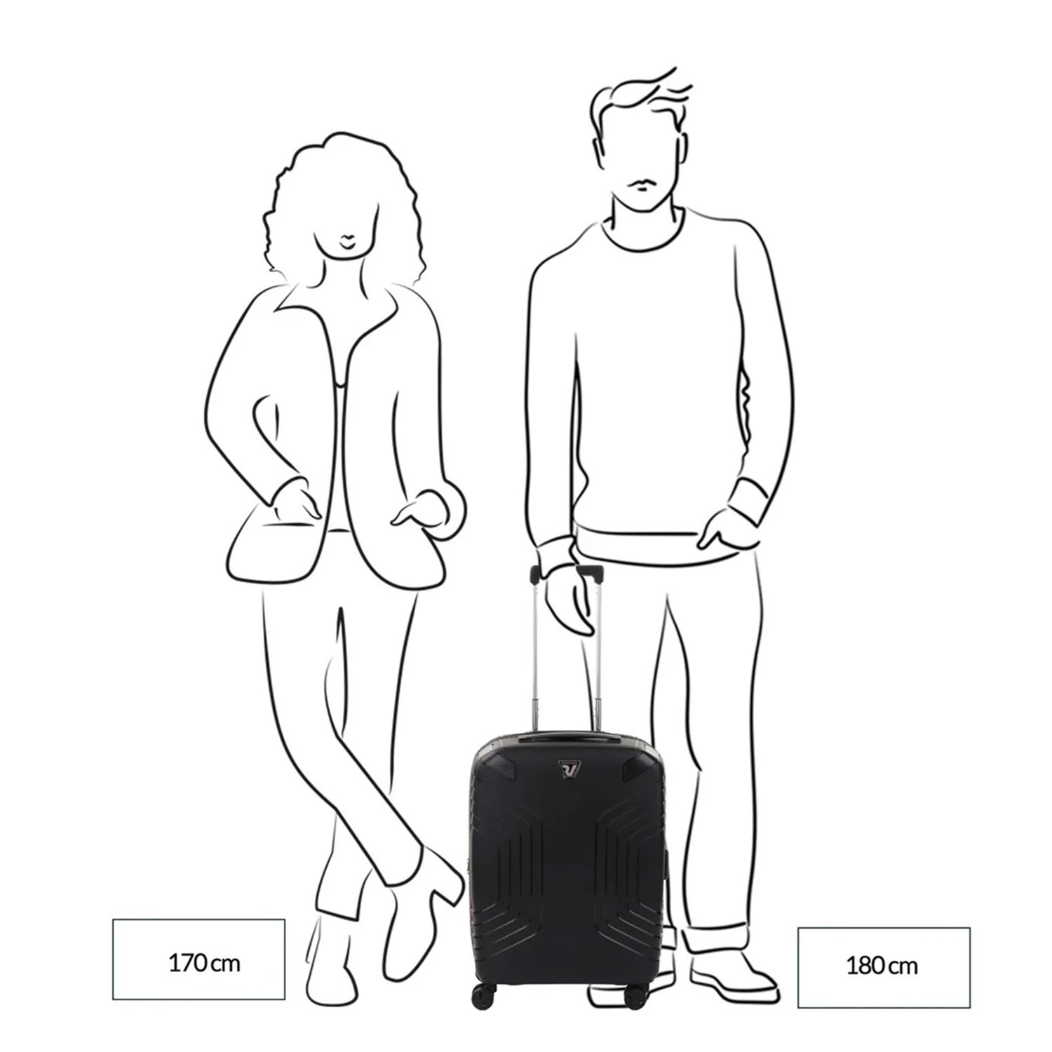 Roncato Ypsilon 4.0 Expandable Trolley with USB 55 denim