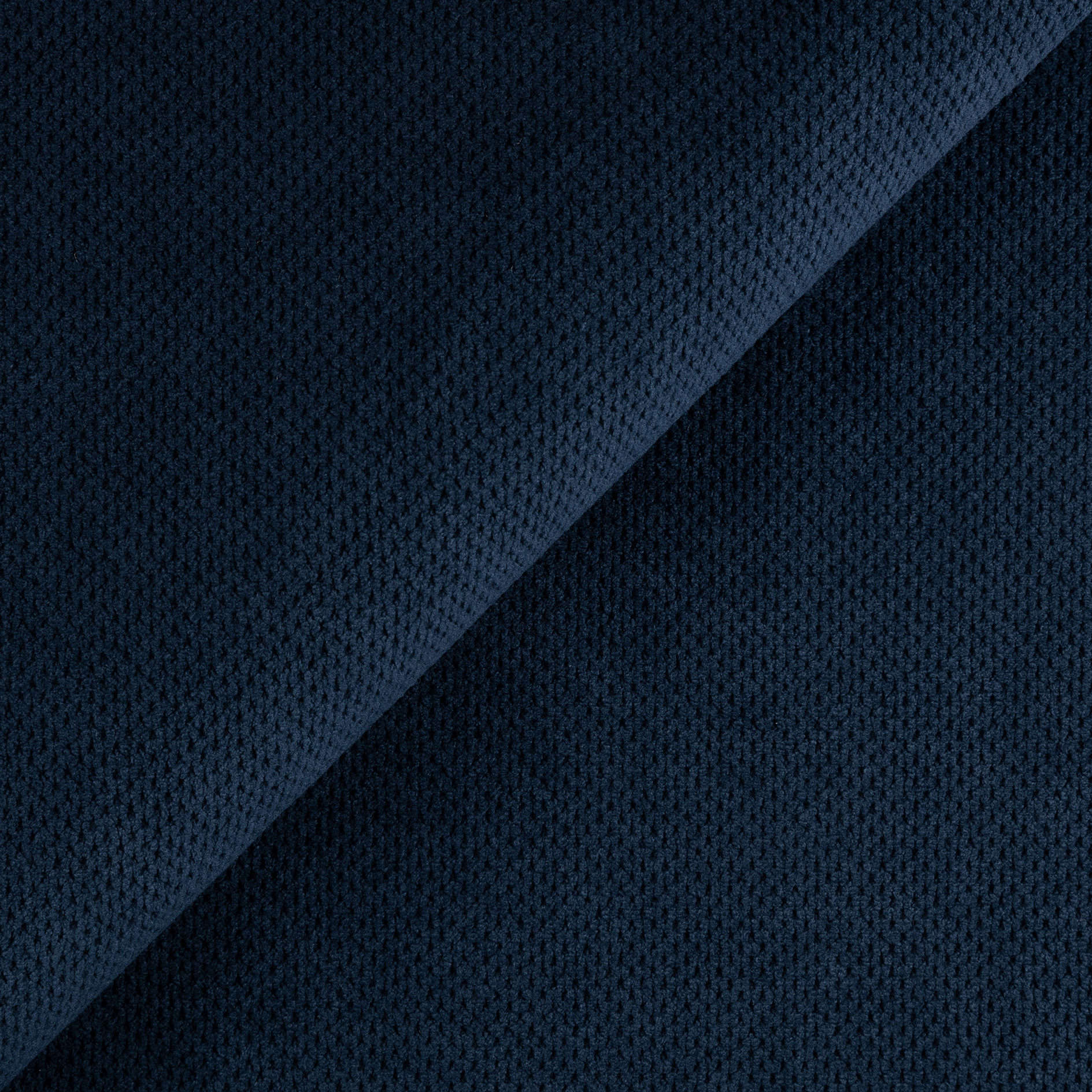 Schlafsofa - navy - Velvet - Liegefunktion und Staukasten