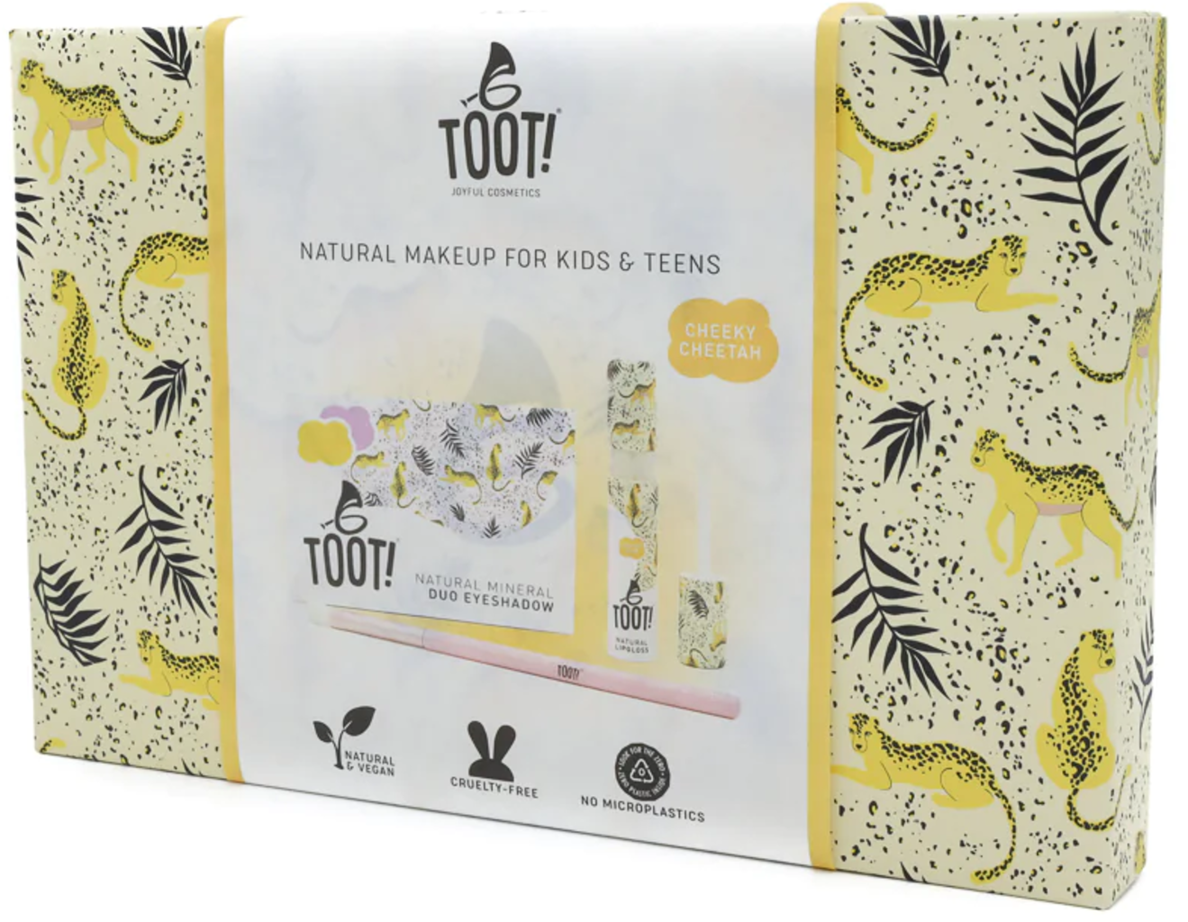TOOT!  Cheetah Glow Eyeshadow & Lipgloss Box Set