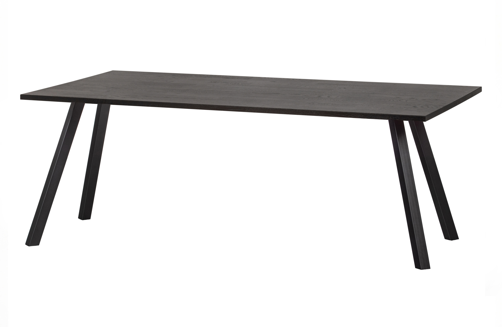 WOOOD tafel Tablo eiken blacknight & 2-stand Poot Tablo Tafel Eiken Blacknight 220x90 & 2-stand Poot