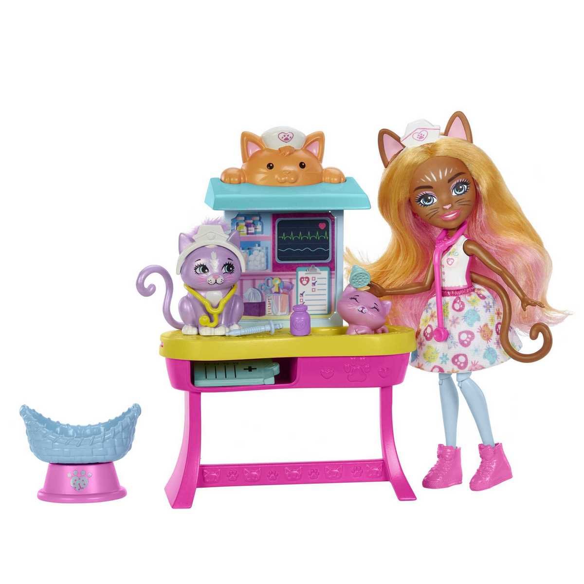 Coffret Enchantimals Cabinet du Docteur Chat