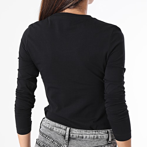 Tee Shirt Manches Longues Femme W3BI35 Noir