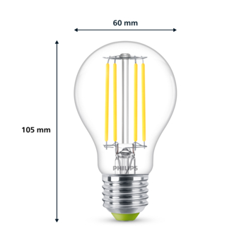 Philips LED kogel E27 40W wit mat 4000K niet dimbaar
