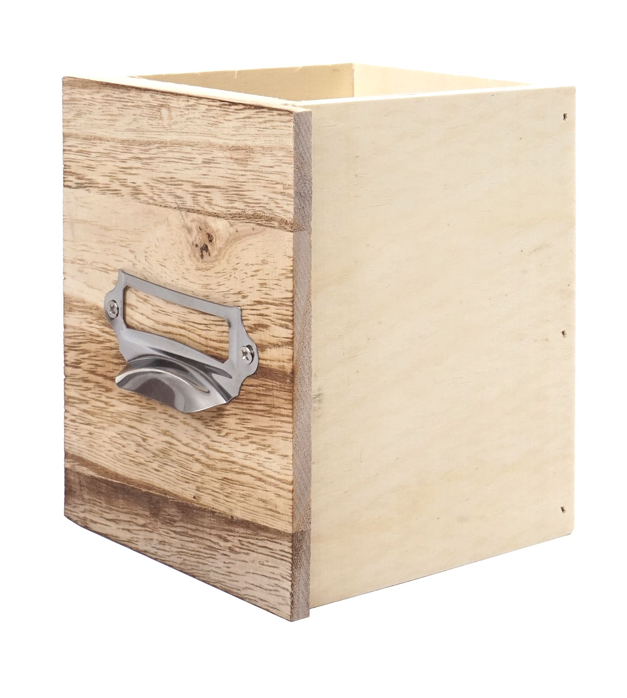 Garderobe MCW-C49, Wandgarderobe Wandregal, Vintage mit 5 Schubladen 32x65x13cm ~ natur