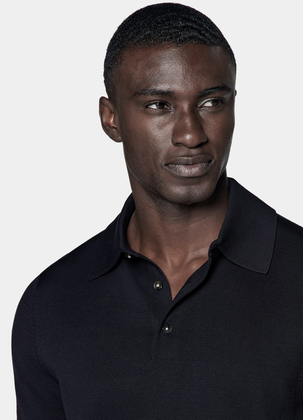 Polo bleu marine