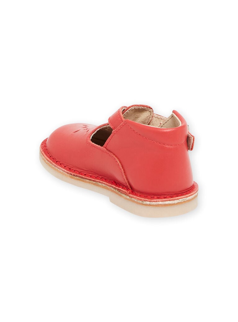 Salomés rouges bébé fille