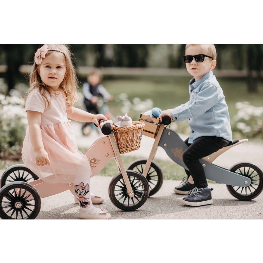 Kinderfeets® 2-in-1 Dreirad Tiny Tot Plus, rosa