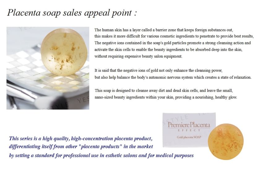 Dr.pro labo Japan - Premium Placenta Effect Gold Placenta Zeep