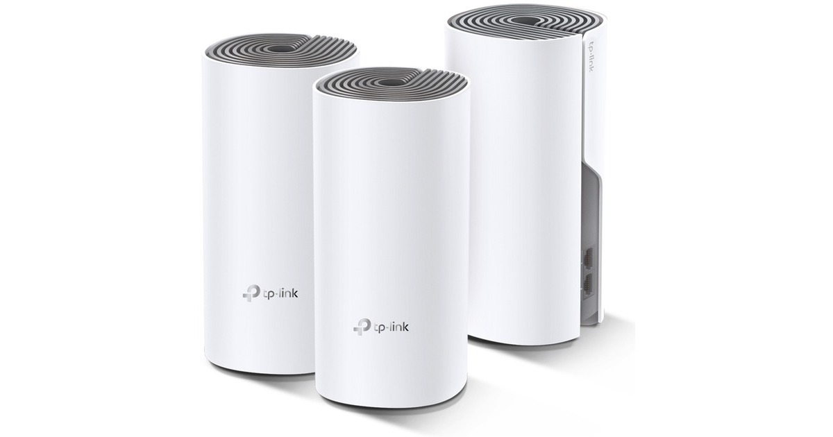 TP-LinkDeco E4 mesh router  (Wit, 3 stuks)