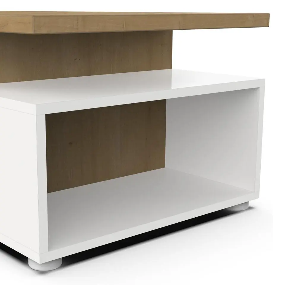 CALICOSY - Salontafel ACCESS - Licht hout - 36x91,8x50 cm
