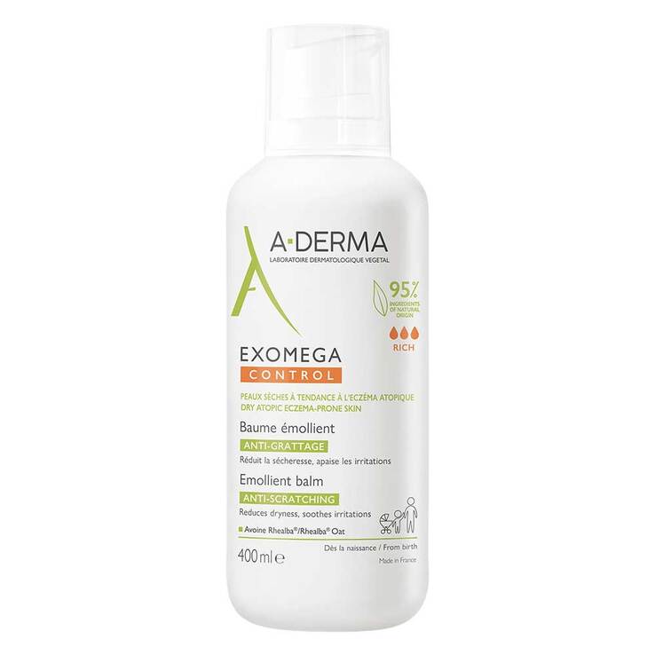 A-Derma Exomega Control Balsam rückfettend, 400 ml