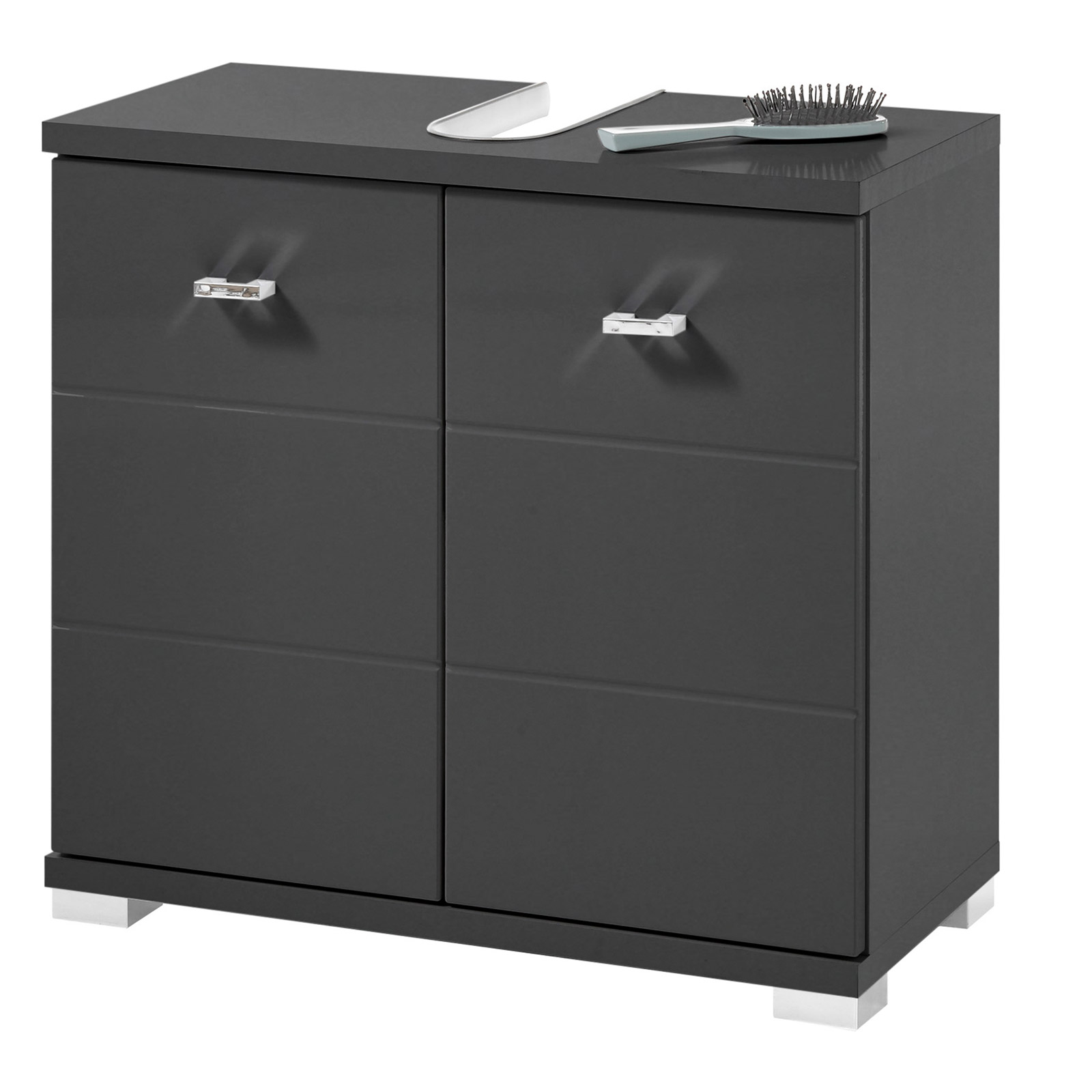 Waschbeckenunterschrank - anthrazit - 60 cm