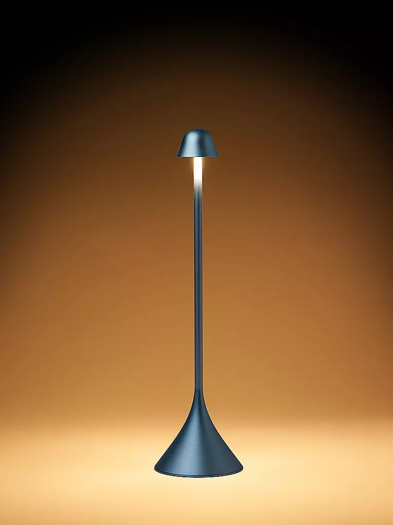 LEXON LED Lampe STELI 28,6cm Light Blue hellblau