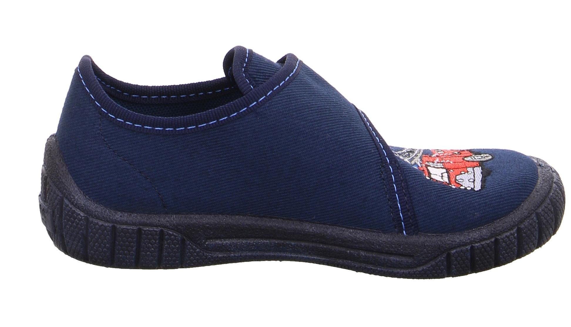 Superfit Hausschuh »Bill WMS: Mittel«  Kindergarten Schuh im Jeans-Look, Grössenschablone zum Download