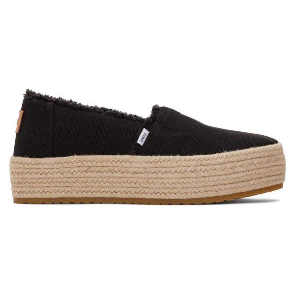 Toms Valencia Platform Espadrilles Preto EU 37 Mulher