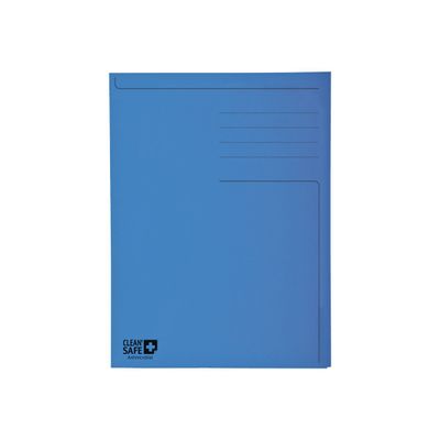 Exacompta Clean'Safe - 5 chemises à 2 rabats - A4 - bleu