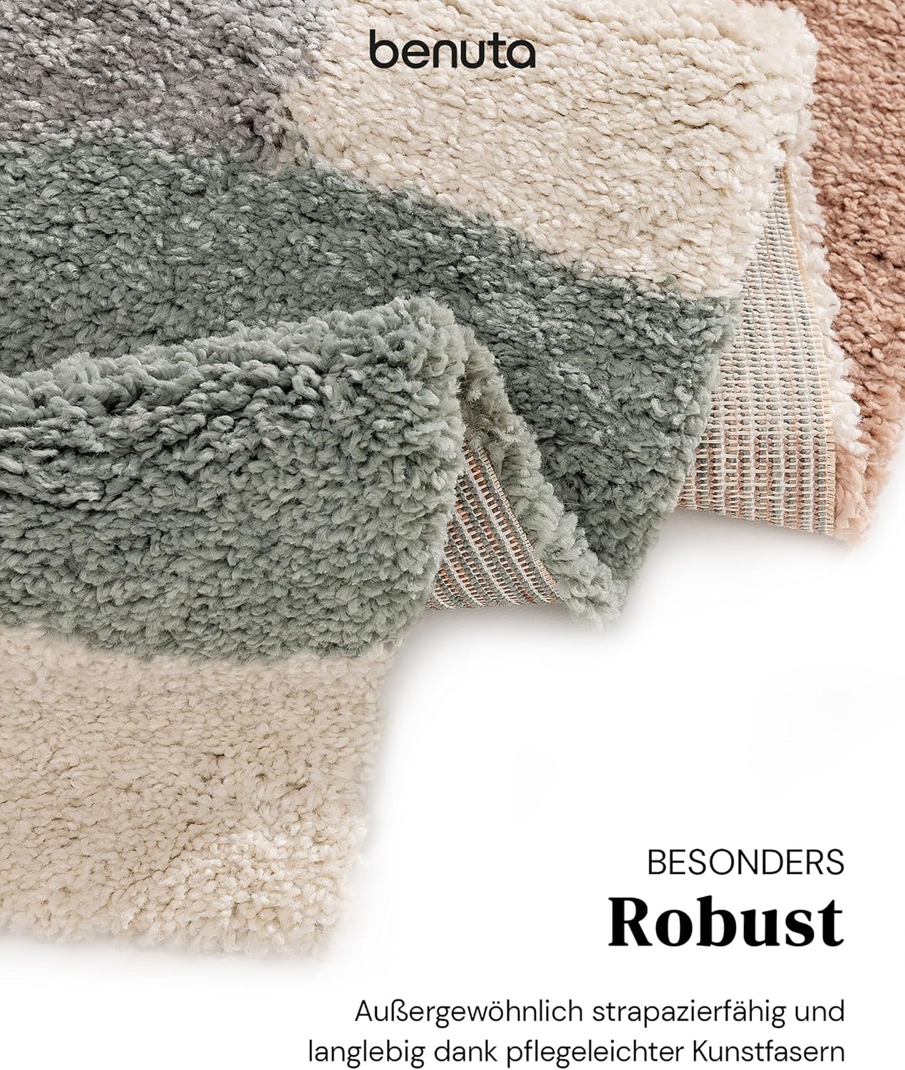 benuta Lytte Kinderteppich Gobi - Multicolor 140x200 cm - Kunstfaser - Rechteckig & im Style: Geometrisch, Hygge & Cozy, Scandi Living - Pflegeleicht für Kinderzimmer, Wohnzimmer, Schlafzimmer