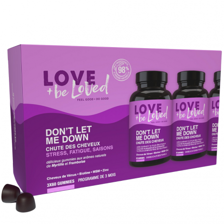 Love and be Loved Gummies Cheveux chute réactionnelle 3 mois