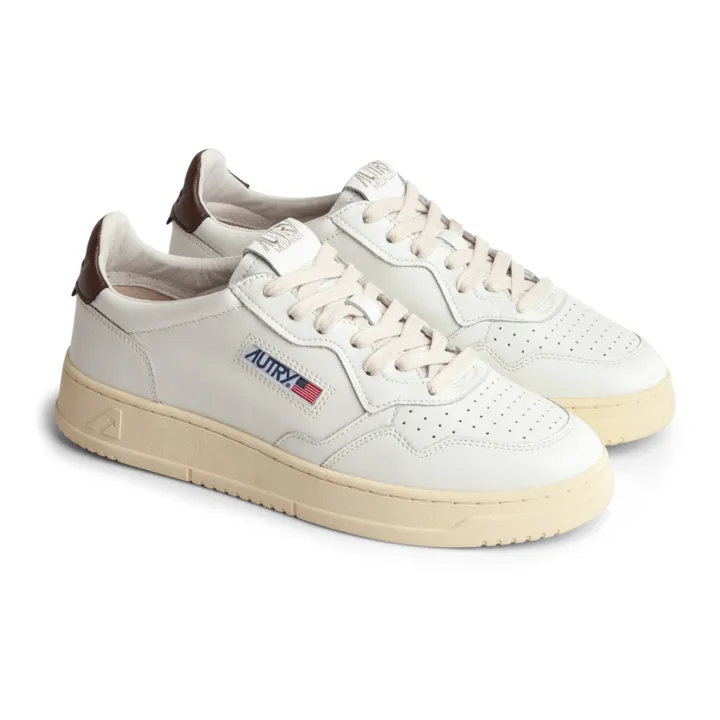 Autry Baskets Medalist Low Cuir | Brun