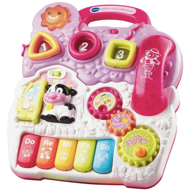 Baby Spiel- und Laufwagen, pink - VTech