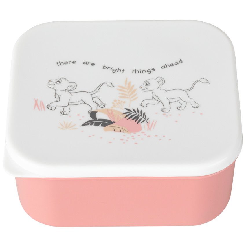 Lunchbox en mélaminé Nala - Le Roi Lion - Ecru