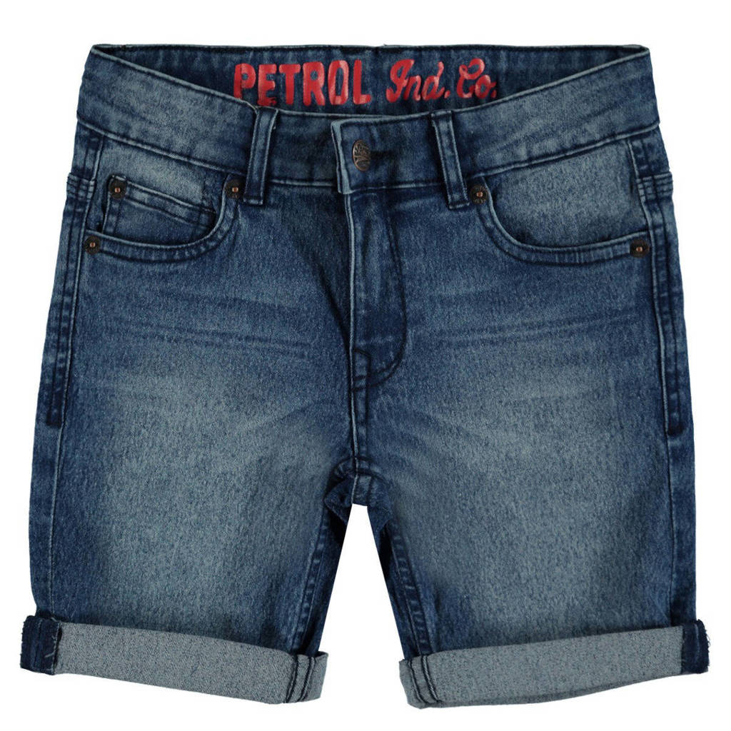 Petrol Industries denim short medium blue denim