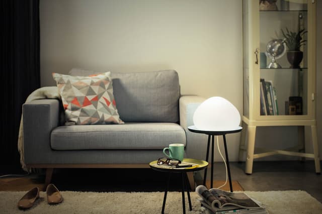 Philips Hue Wellner bordlampe (hvid)