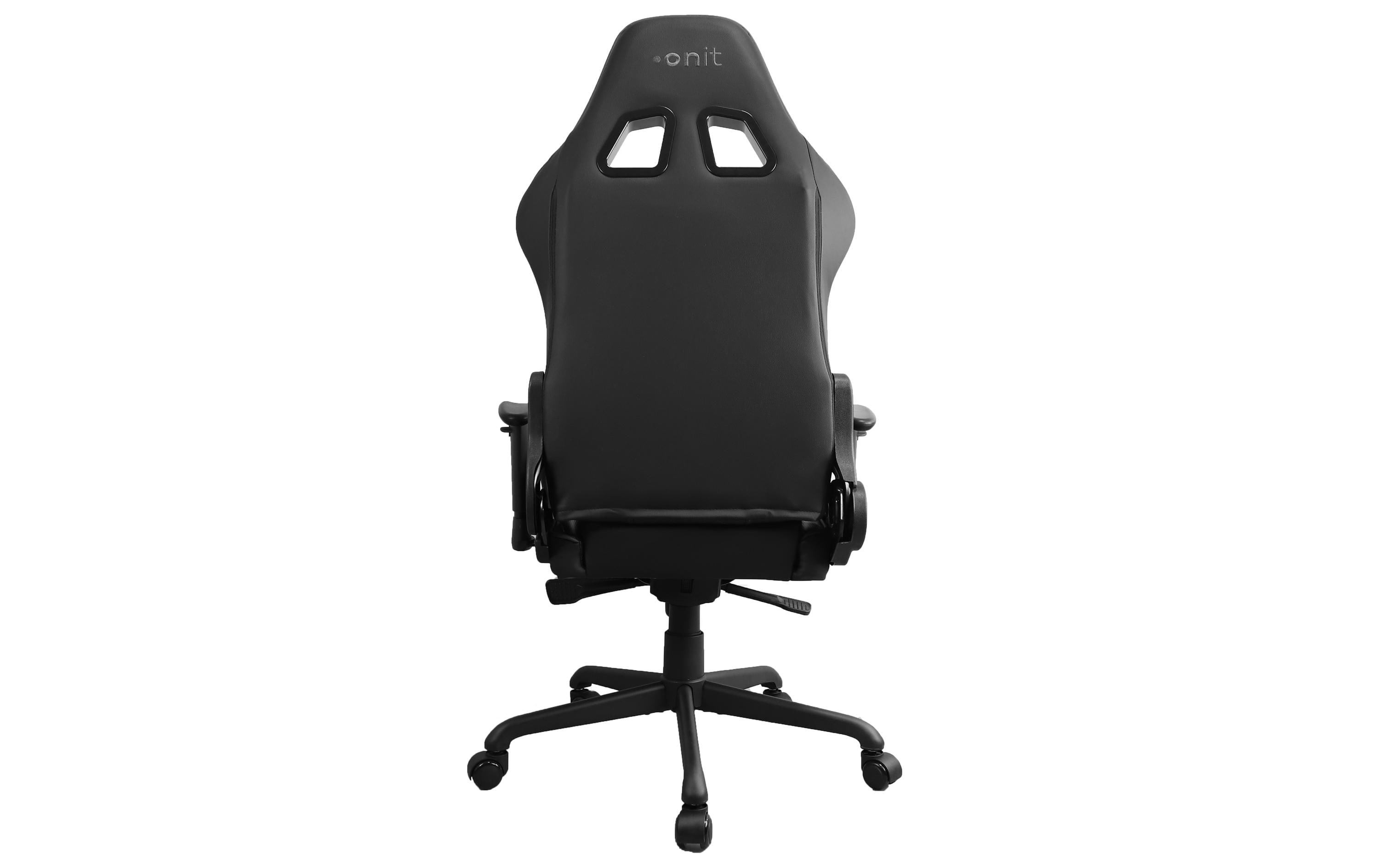 Gaming-Stuhl Deepblack Schwarz<br>Bürostuhl für lange Gaming-Sessions und Arbeitstage