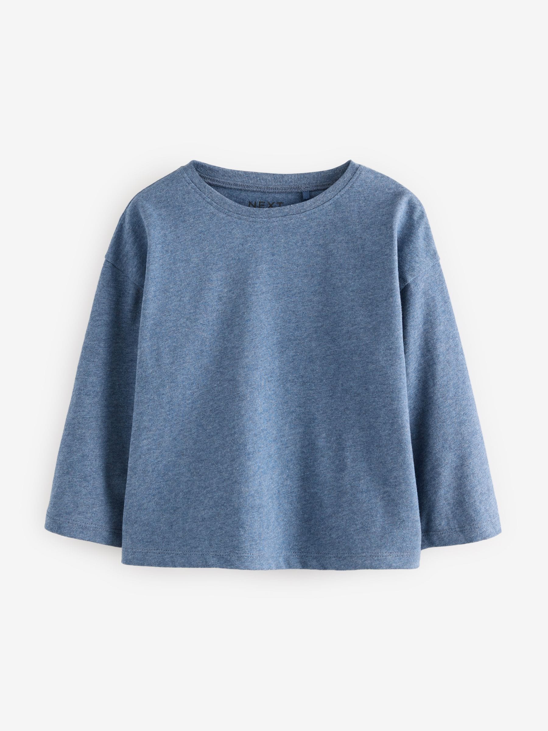 Multi - Set van 7 T-shirts met lange mouwen (3 mnd-7 jr)
