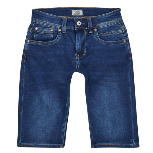 Pepe jeans - TRACKER SHORT - Bleu foncé