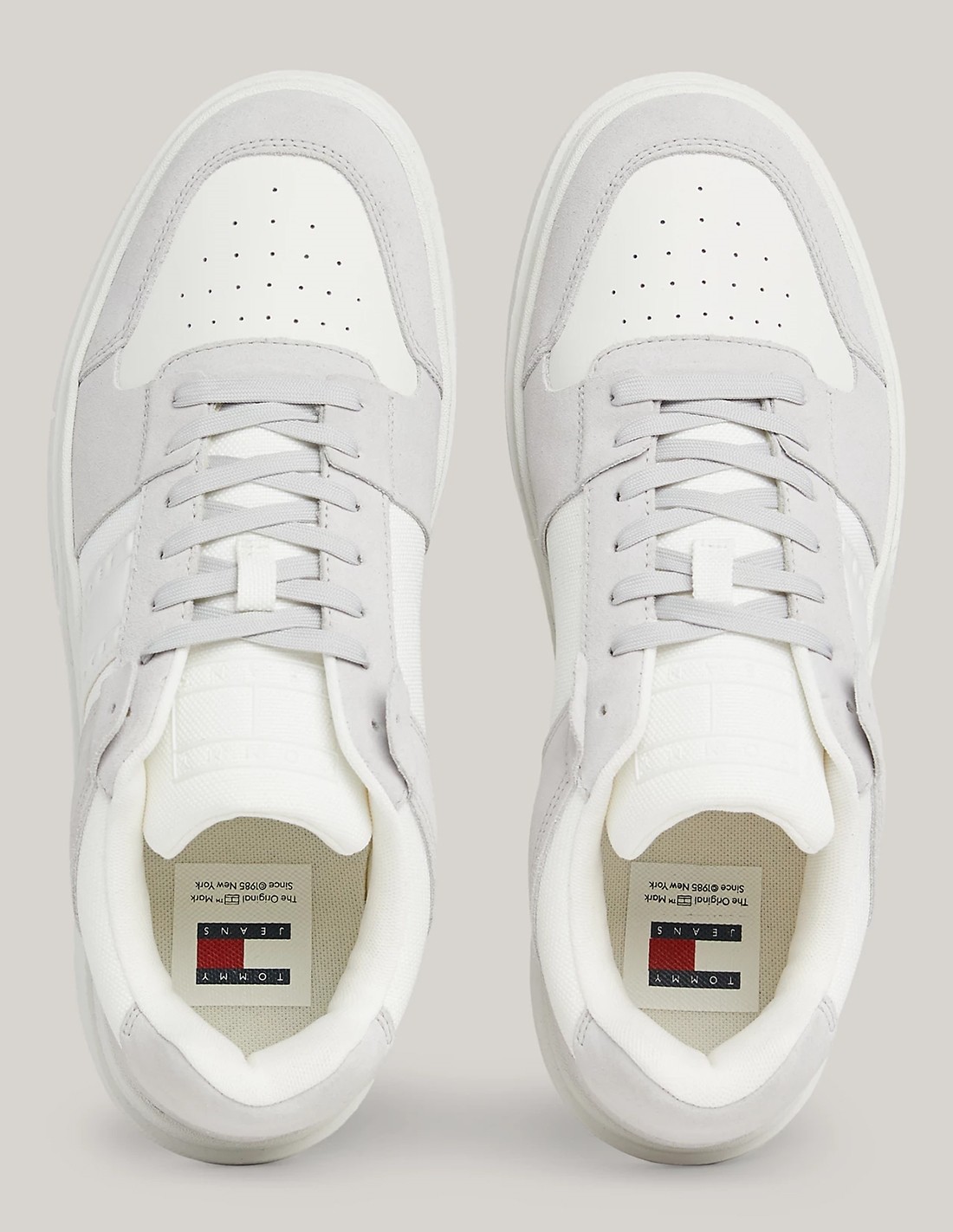 tommy hilfiger Baskets de ville Homme The Brooklyn Suede Blanc/Gris