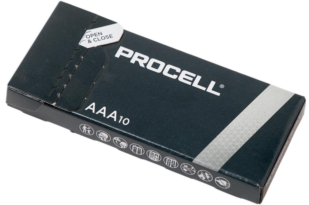 Duracell Procell AAA alkalinebatterijen, 10 stuks