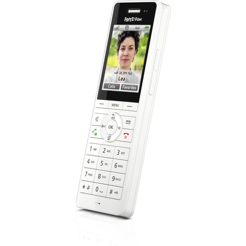 Fon FRITZ! X6 Téléphone DECT Identification de l'appelant Blanc