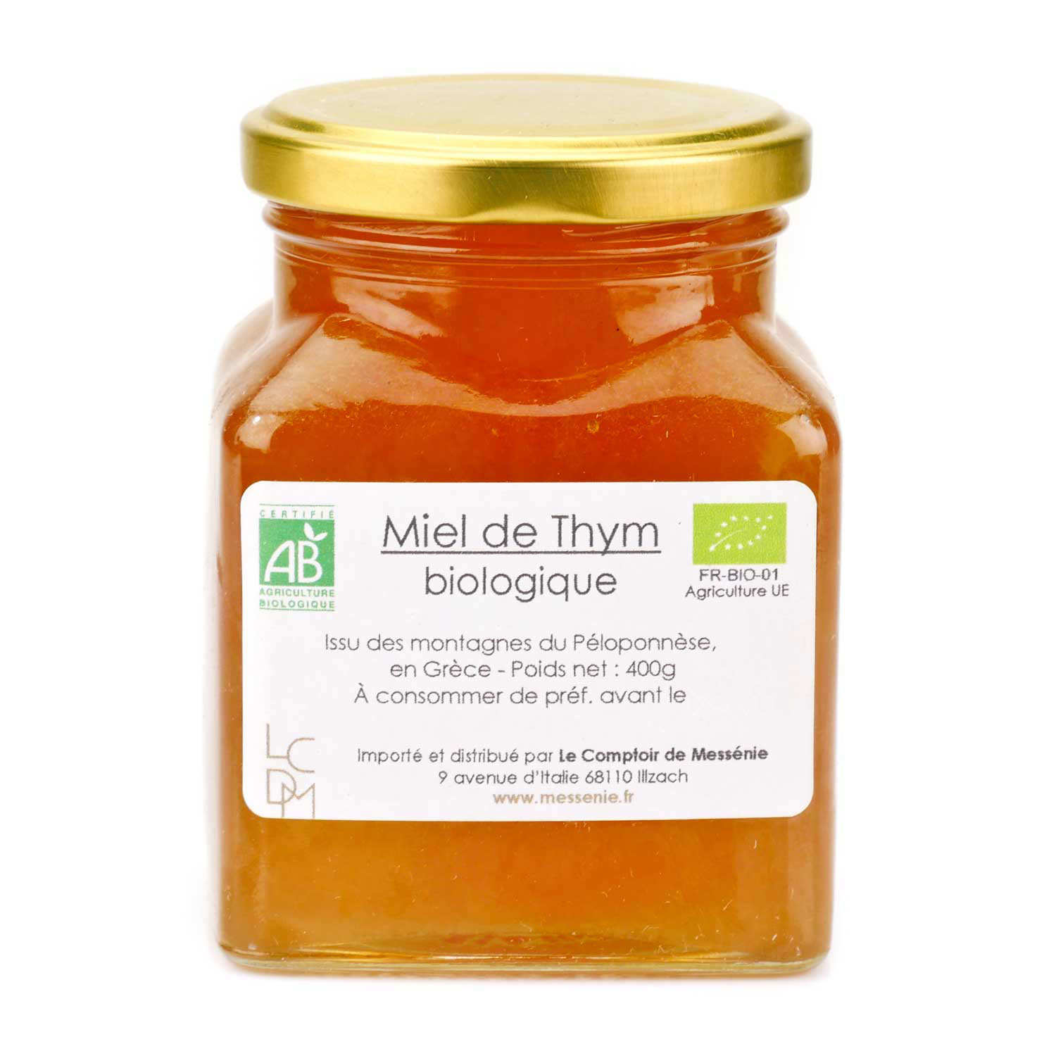 Miel de thym bio grec