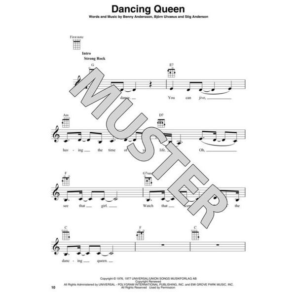 Hal Leonard ABBA Gold Ukulele