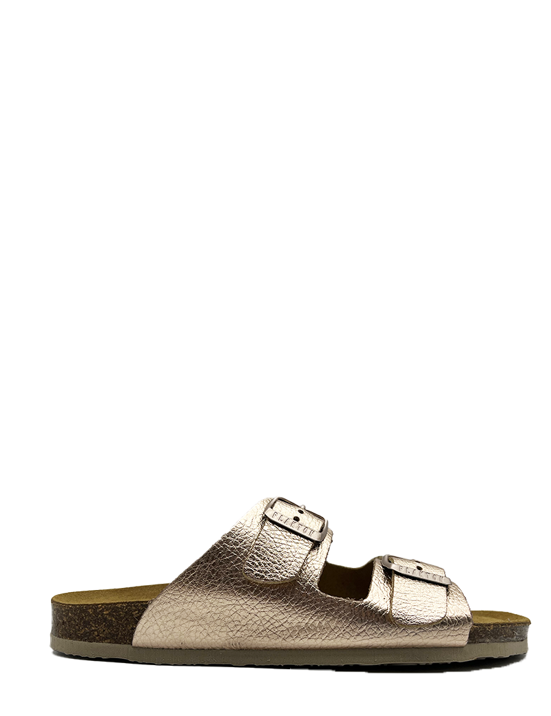 PLAKTON MULES FEMME LAMÉ ROSE