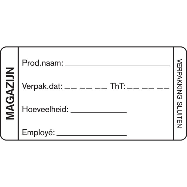 Label, papier, 35x75mm, wit