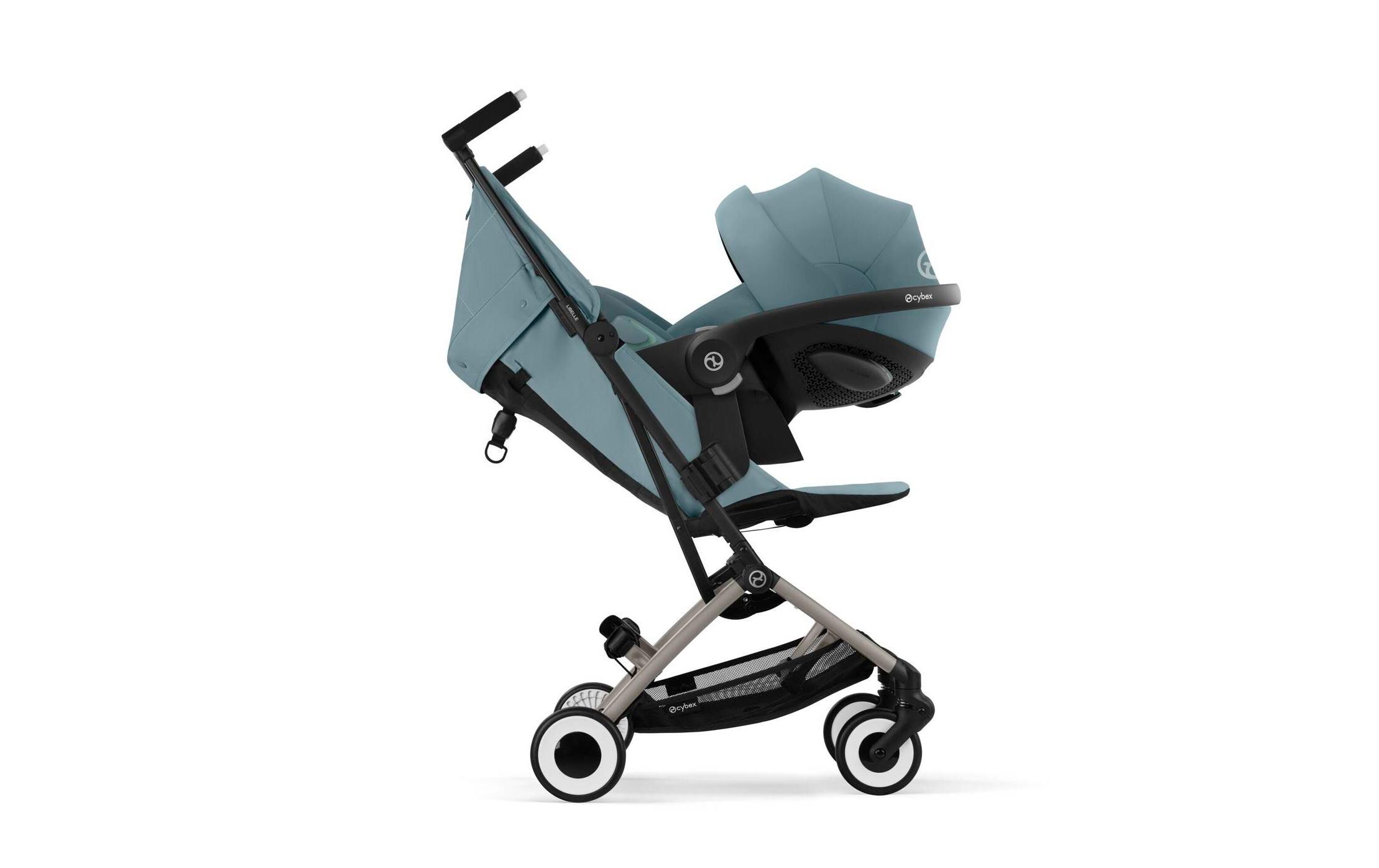 Buggy Libelle Stormy Blue<br>Kompakter Reisebuggy mit Handgepäckmasse