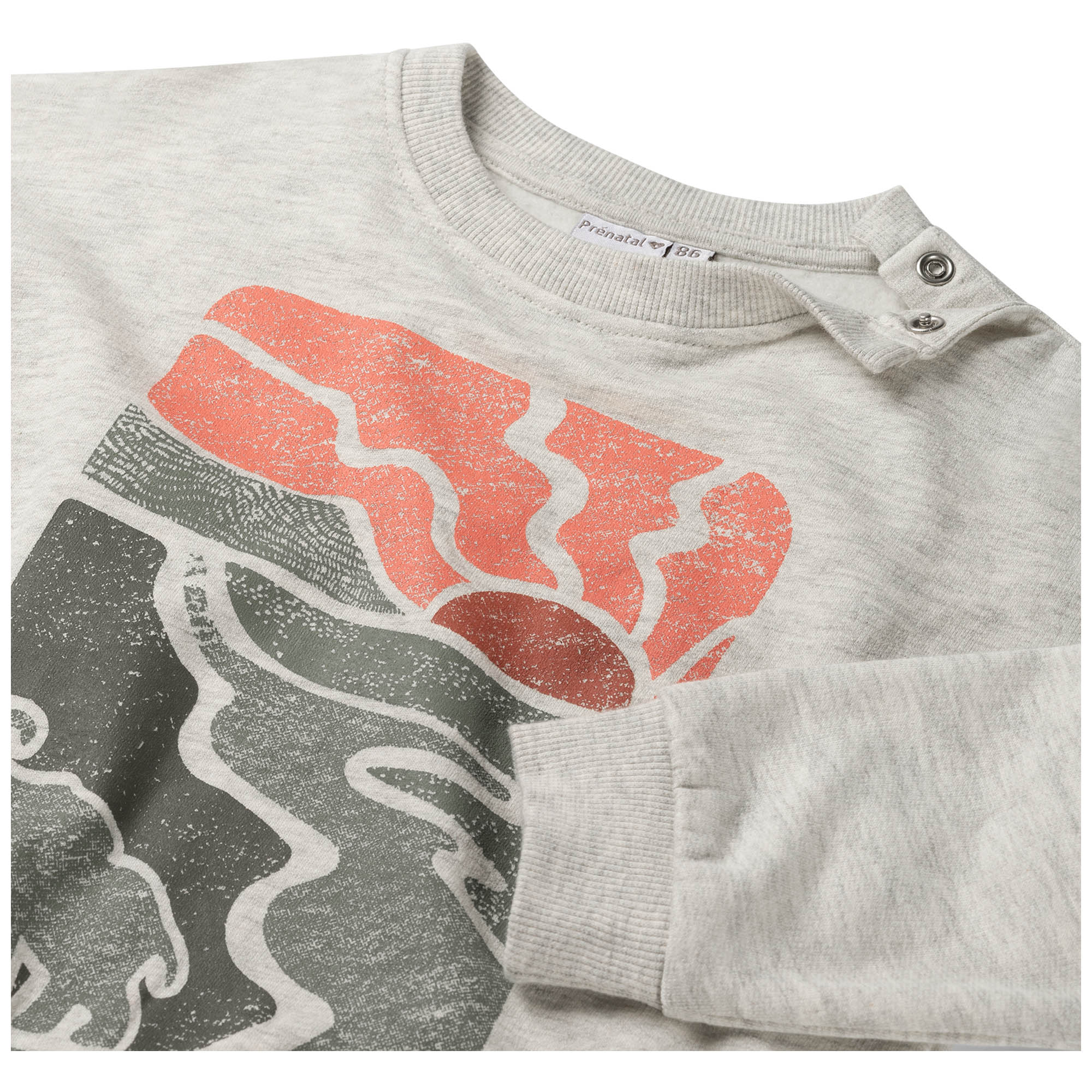 Prénatal peuter sweater lange mouwen printopdruk multi