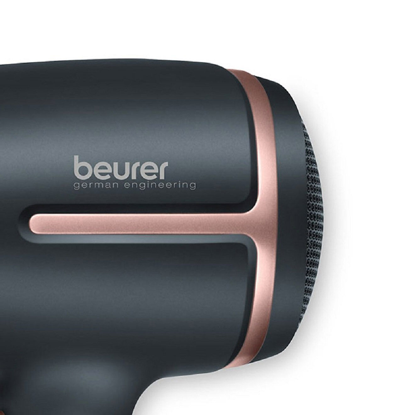Beurer Sèche-cheveux ionique de voyage noir/doré rose - 1600 W