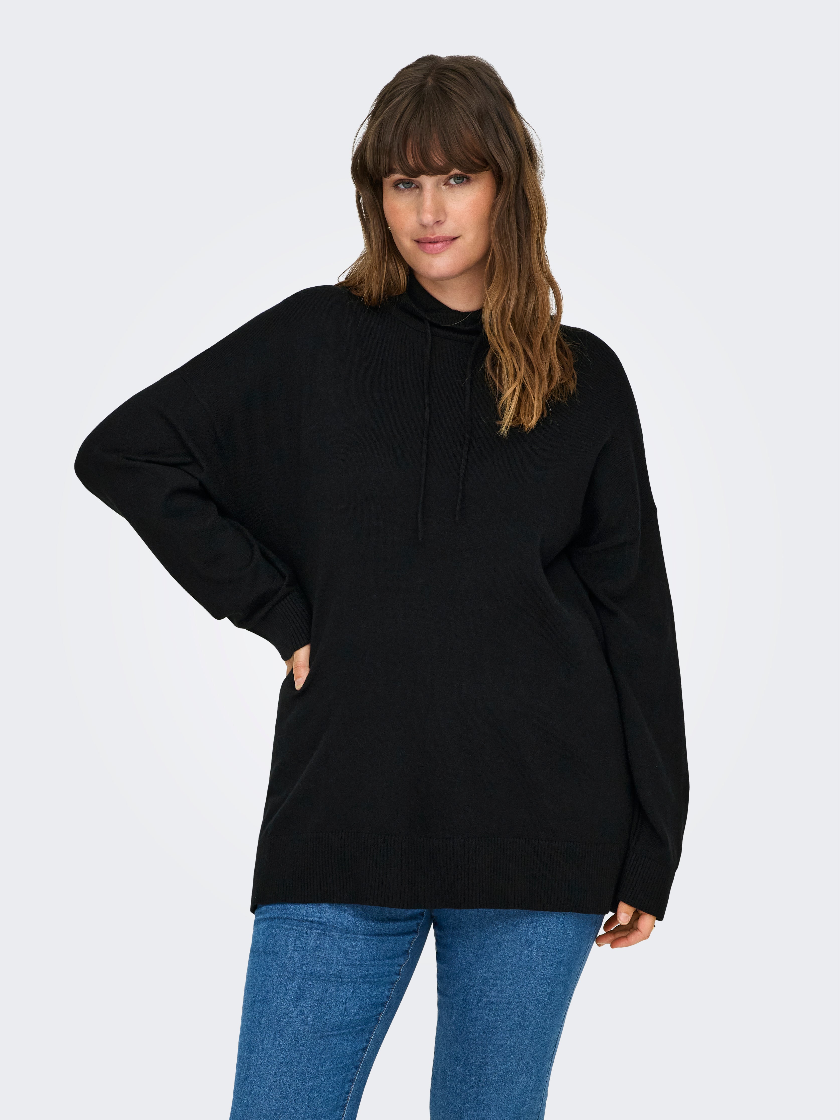CARIBI Strickpullover Black