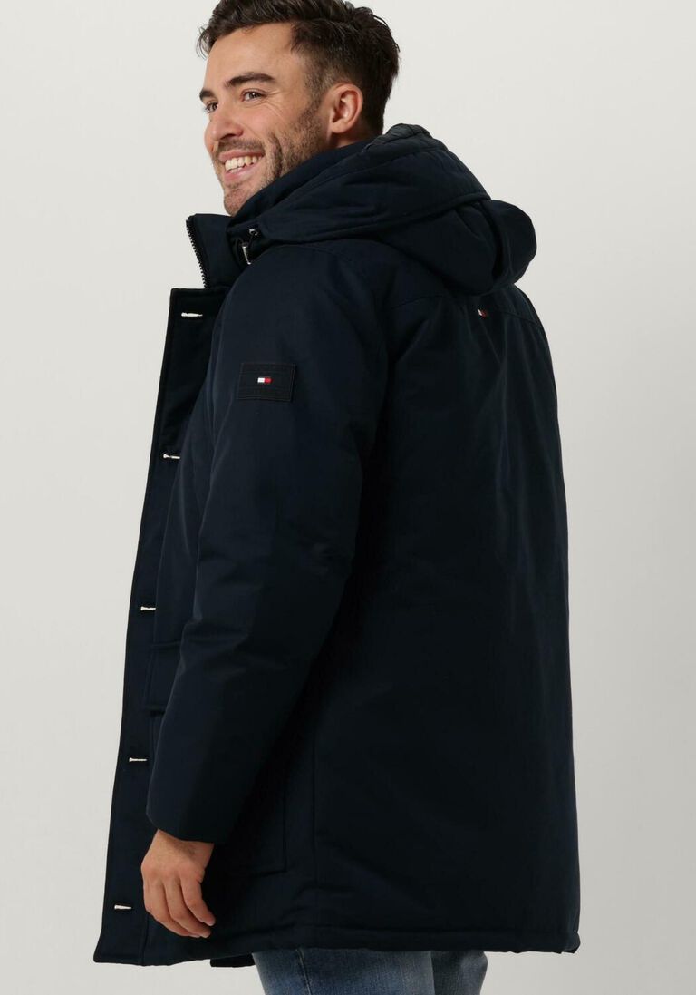 TOMMY HILFIGER donkerblauwe tommy hilfiger  rockie non fur down parka
