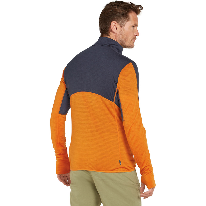 Icebreaker Herren 200 Realfleece Descender Half Zip Longsleeve