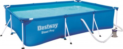 Bestway Steel Pro - Pool Med Pumpe Til Haven - 3.300 L