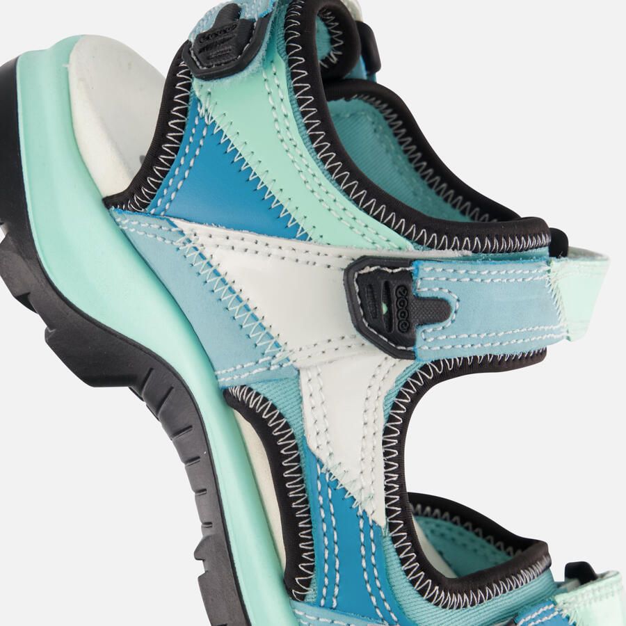 ECCO Offroad Sandalen blauw Nubuck